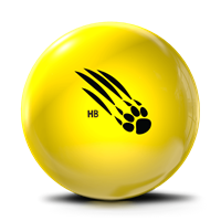 900GLOBAL HONEY BADGER YELLOW POLY (spare ball)